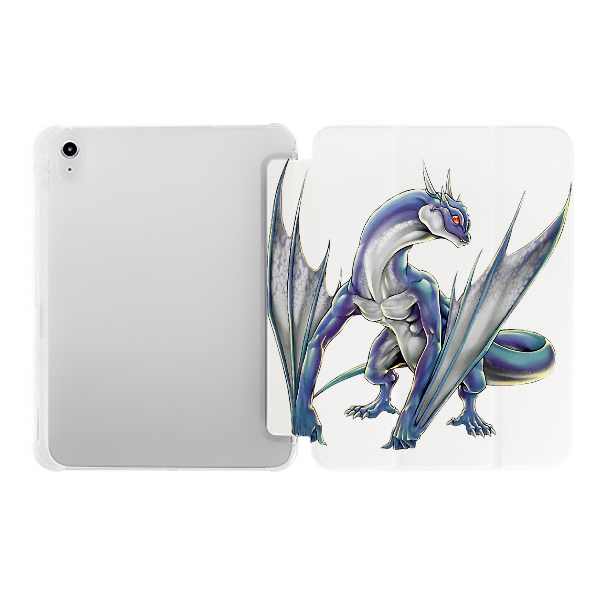 （画像用） 遊☆戯☆王 Yu-Gi-Oh! IPad ケース ペン収納付き 三つ折りスタンド PUレザー×シリコン 対応機種9.5/10.5/10.9インチ